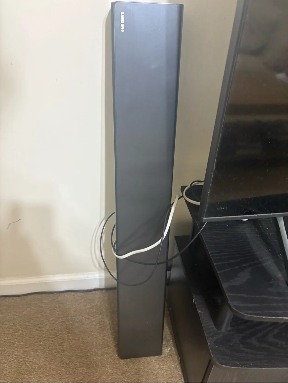 Samsung soundbar in Charcoal Gray